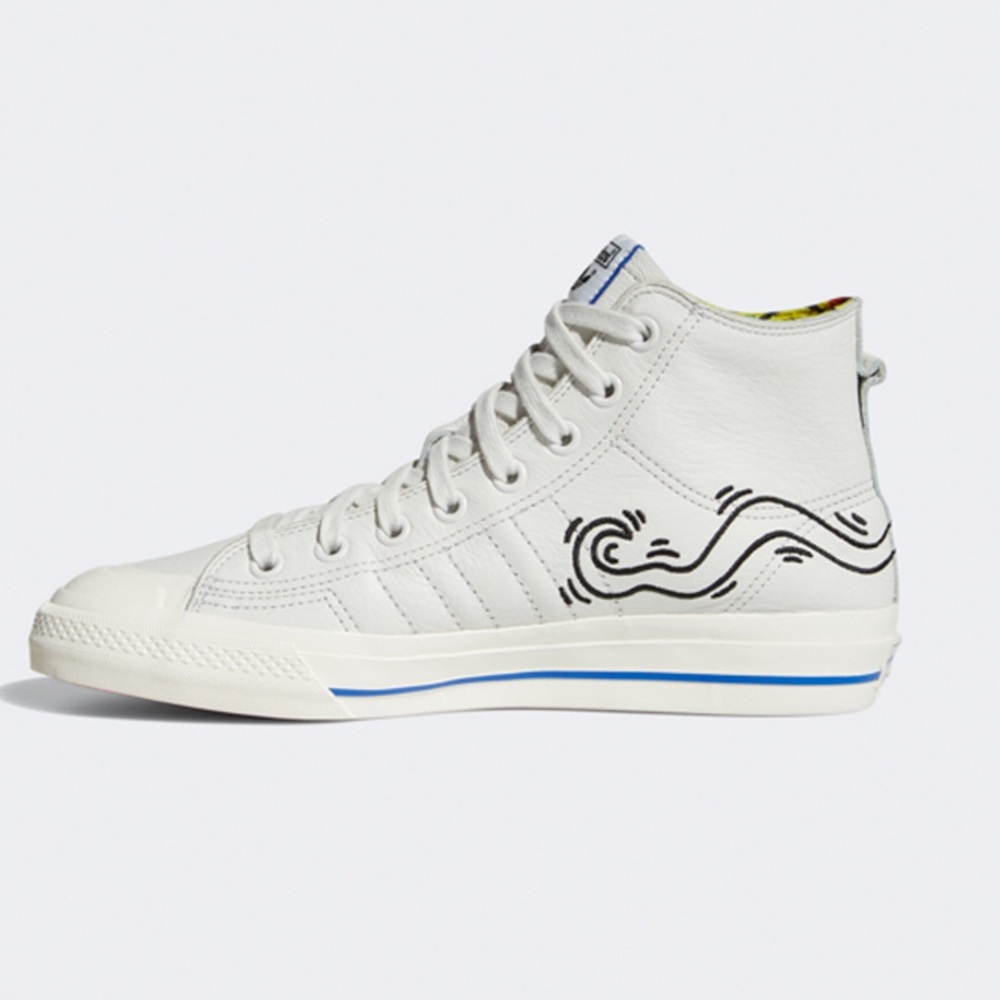 AUTHENTIC NIZZA HI RF KEITH HARING  SNEAKERS *NIB* - Picture 4 of 8